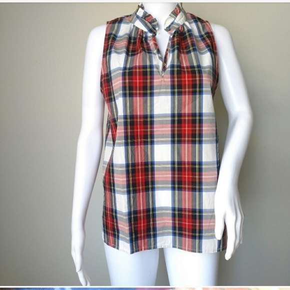 J.‎ Crew Ruffle Neck Poplin - Picture 3 of 3